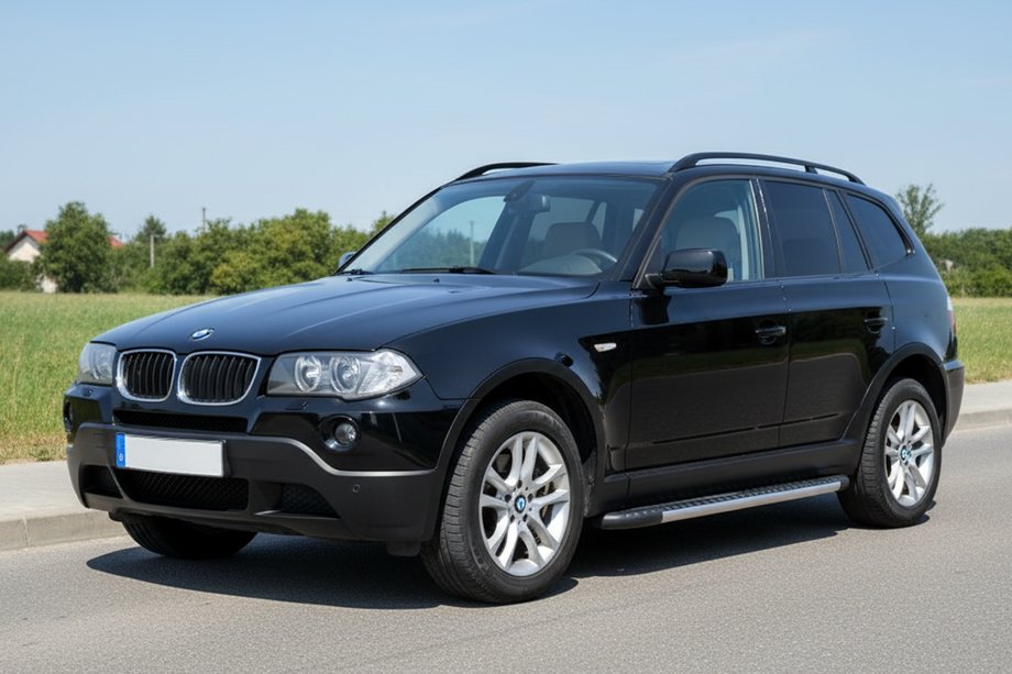 BMW X3 E83 2003-2010 Progi Boczné Bosphore Grey (2 szt., Aluminium) Image
