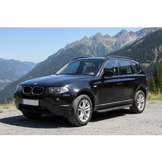 Progi Boczne Bosphore Black (2 szt., Aluminium) BMW X3 E83 2003-2010 zdjęcia 2