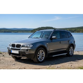 Progi Boczné Maya V1 (2 szt., Aluminium) BMW X3 E83 2003-2010 zdjęcia 1