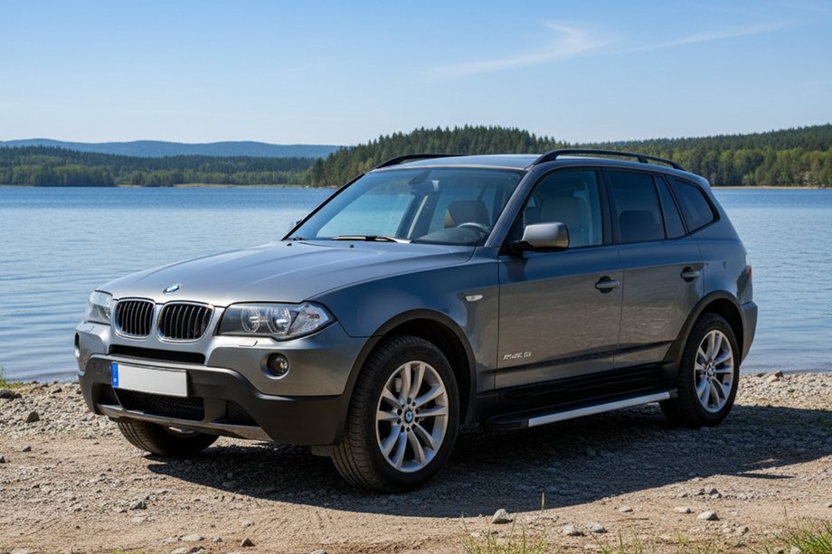 BMW X3 E83 2003-2010 Progi Boczné Maya V1 (2 szt., Aluminium) Image