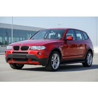 Progi Boczné Maya Red (2 szt., Aluminium) BMW X3 E83 2003-2010 zdjęcia 1