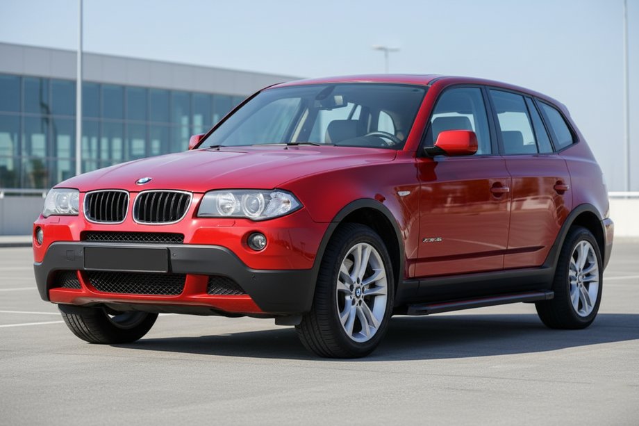 BMW X3 E83 2003-2010 Progi Boczné Maya Red (2 szt., Aluminium) Image