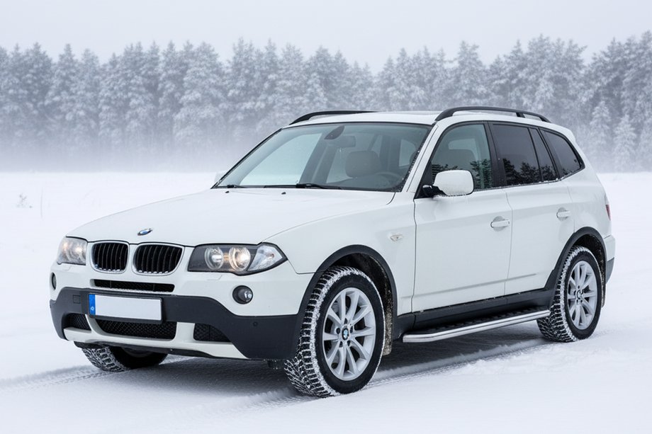 BMW X3 E83 2003-2010 Progi Boczné Maydos V1 (2 szt., Aluminium) Image
