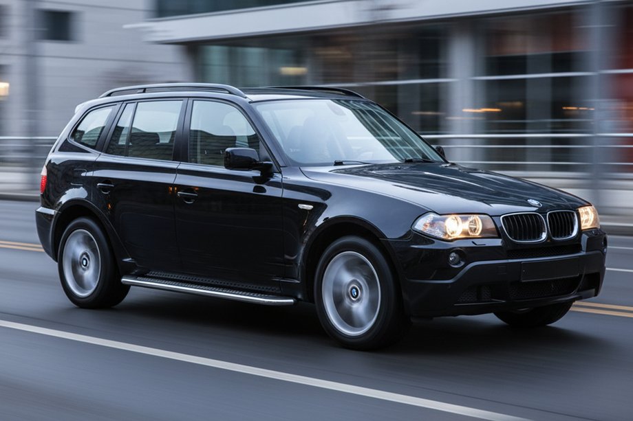 BMW X3 E83 2003-2010 Progi Boczné Maydos V2 (2 szt., Aluminium) Image