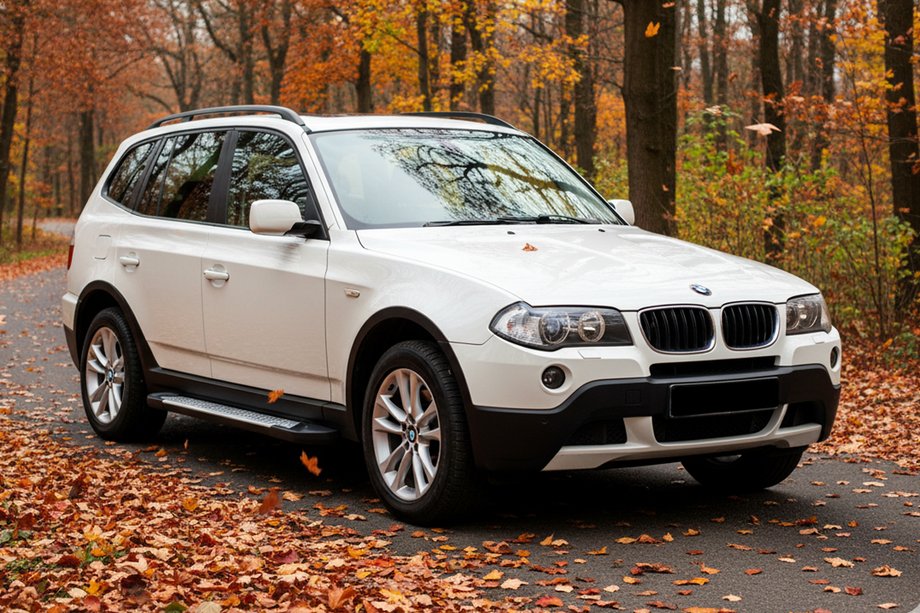 BMW X3 E83 2003-2010 Progi boczne Allmond Grey (2 szt., aluminium) Image