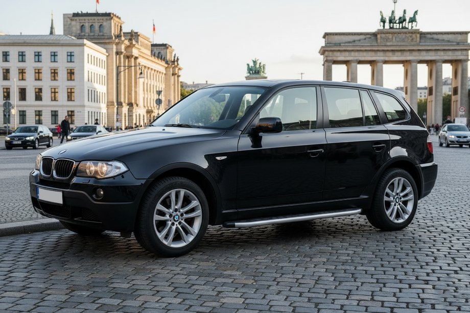 BMW X3 E83 2003-2010 Progi Boczné Fullmond (2 szt., Aluminium) Image