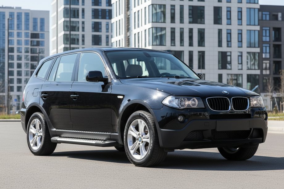 BMW X3 E83 2003-2010 Progi Boczne Line (2 szt., Aluminium) Image