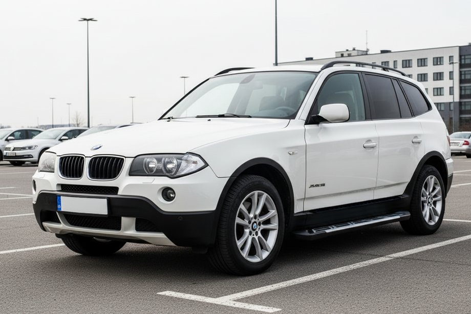 BMW X3 E83 2003-2010 Progi Boczné Sunrise (2 szt., Aluminium) Image