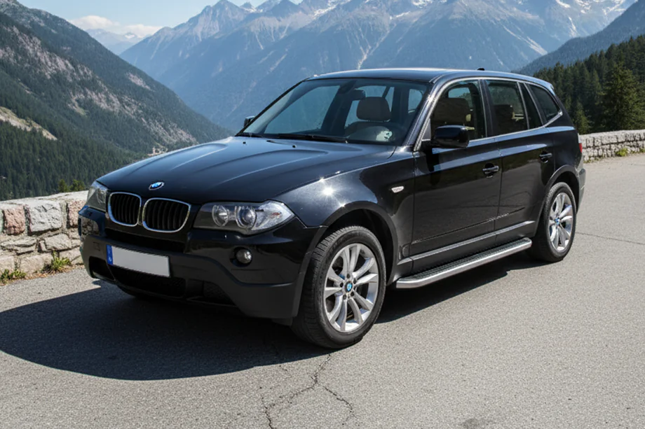 BMW X3 E83 2003-2010 Progi Boczne Tayga Grey (2 szt., Aluminium) Image