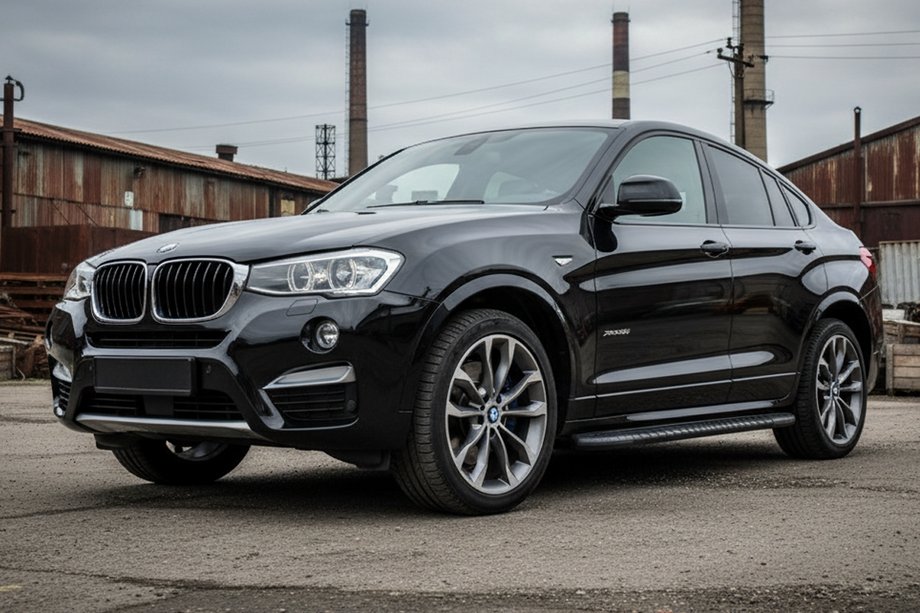 BMW X4 F26 2014-2018 Progi Boczne Bosphore Black (2 szt., Aluminium) Image