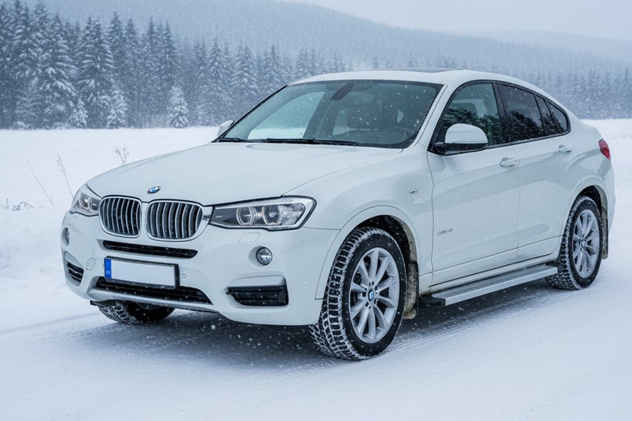 BMW X4 F26 2014-2018 Progi Boczne Maya V2 (2 szt., Aluminium) Image