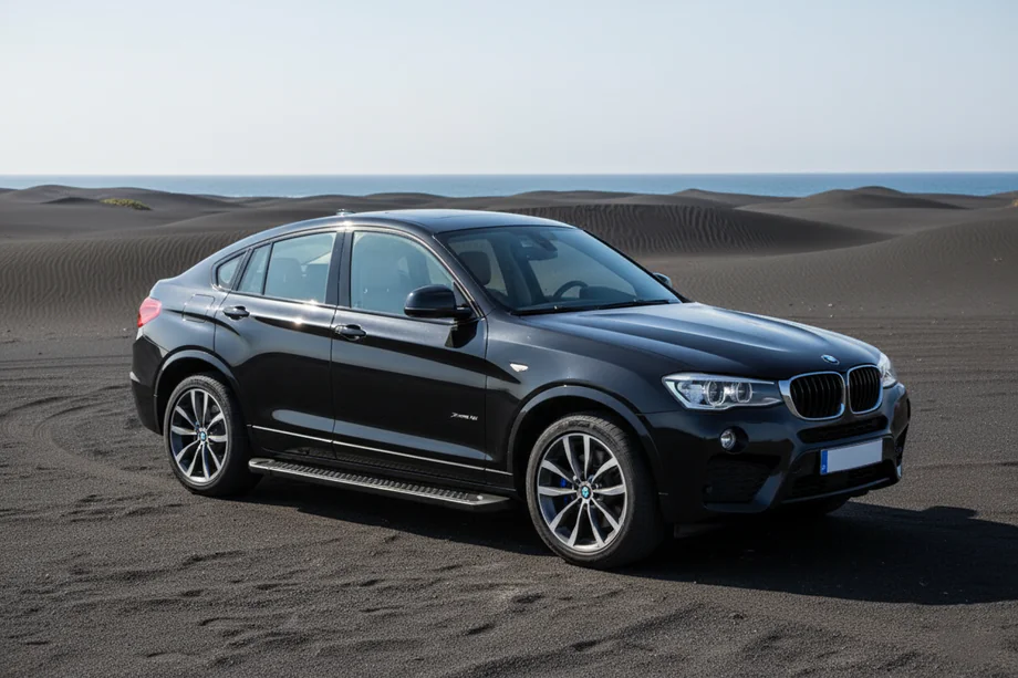 BMW X4 F26 2014-2018 Progi Boczné Allmond Black (2 szt., Aluminium) Image