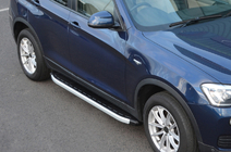 BMW X4 F26 2014-2018 Progi Boczné Fullmond (2 szt., Aluminium) zdjęcia 1