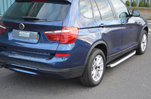 BMW X4 F26 2014-2018 Progi Boczné Fullmond (2 szt., Aluminium) zdjęcia 2