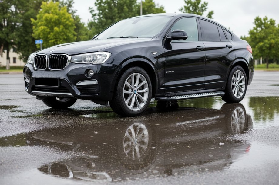 BMW X4 F26 2014-2018 Progi Boczne Line (2 szt., Aluminium) Image