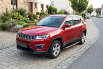 Jeep Compass 2016- Progi Boczné Duru (2 szt., Aluminium) zdjęcia 1