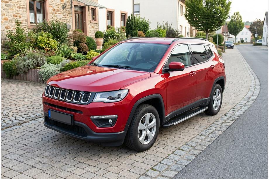 Jeep Compass 2016- Progi Boczné Duru (2 szt., Aluminium) Image