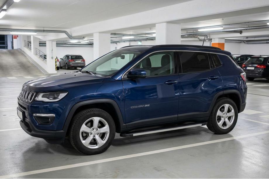 Jeep Compass 2016- Progi Boczné Maya V1 (2 szt., Aluminium) Image