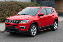 Jeep Compass 2016- Progi Boczné Maya Red (2 szt., Aluminium) zdjęcia 1