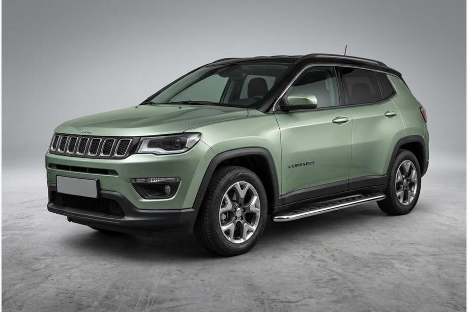 Jeep Compass 2016- Progi Boczné Maydos V1 (2 szt., Aluminium) Image