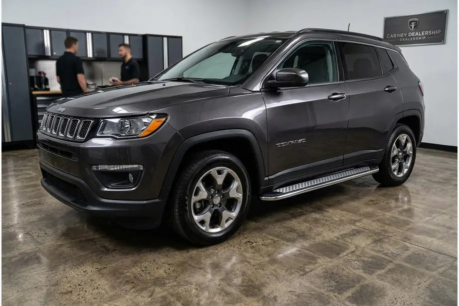 Jeep Compass 2016- Progi Boczné Maydos V2 (2 szt., Aluminium) Image