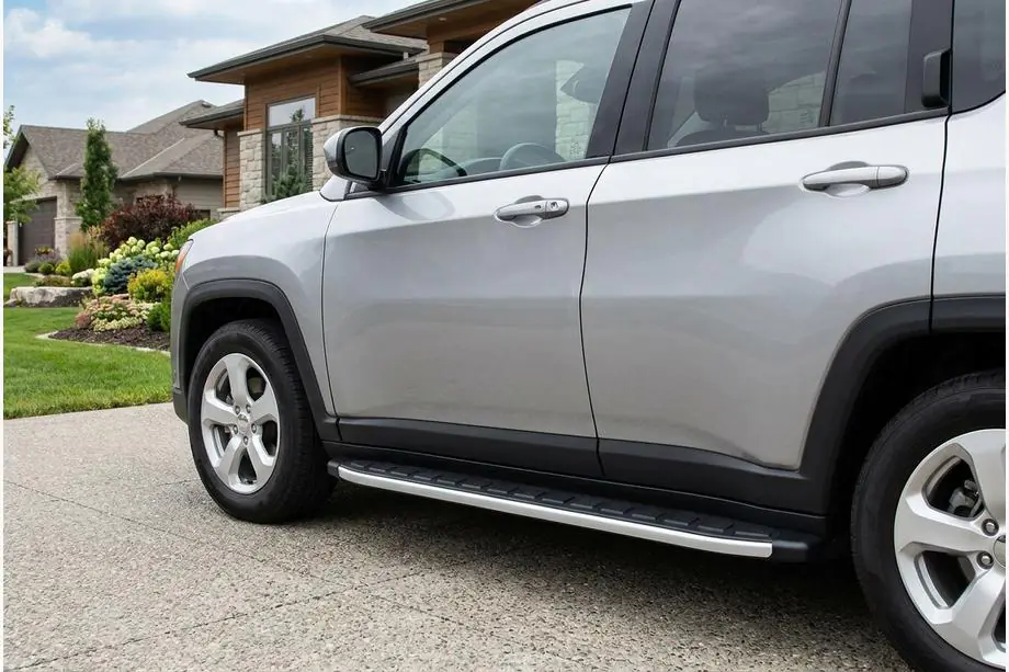 Jeep Compass 2016- Progi Boczné Fullmond (2 szt., Aluminium) Image
