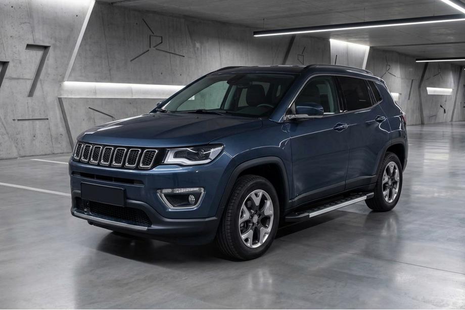 Jeep Compass 2016- Progi Boczné RedLine (2 szt., Aluminium) Image