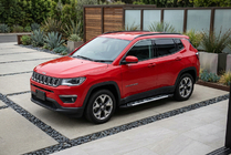 Jeep Compass 2016- Progi Boczné Sunrise (2 szt., Aluminium) zdjęcia 1