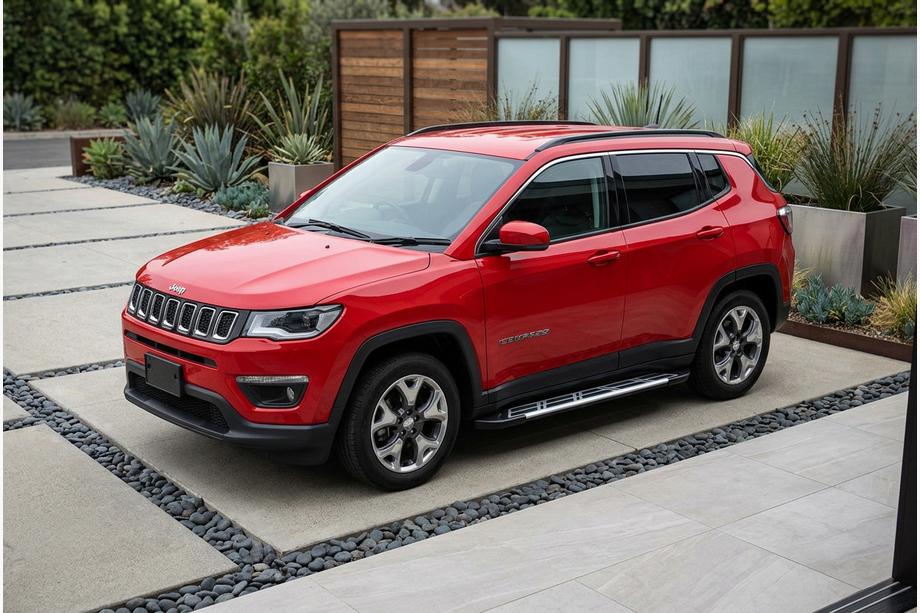 Jeep Compass 2016- Progi Boczné Sunrise (2 szt., Aluminium) Image
