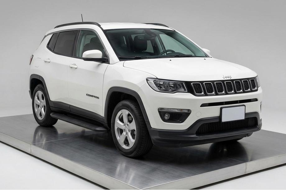 Jeep Compass 2016- Progi Boczné Tayga Black (2 szt., Aluminium) Image