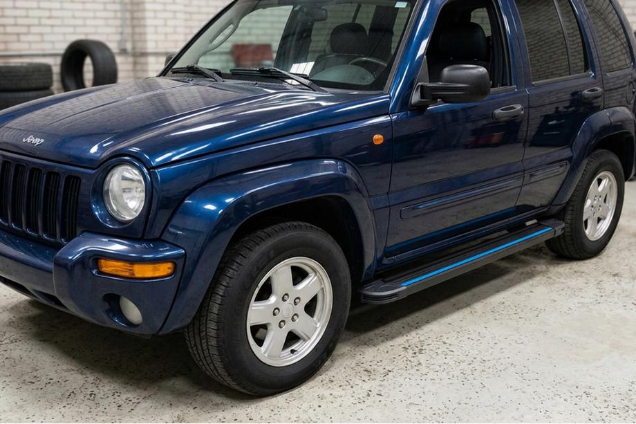 Jeep Cherokee/Liberty 2002-2007 Progi Boczné Maya Blue (2 szt., Aluminium) Zdjęcia 1