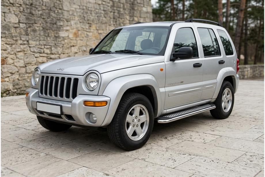 Jeep Cherokee/Liberty 2002-2007 Progi Boczné Maydos V2 (2 szt., Aluminium) Zdjęcia 1