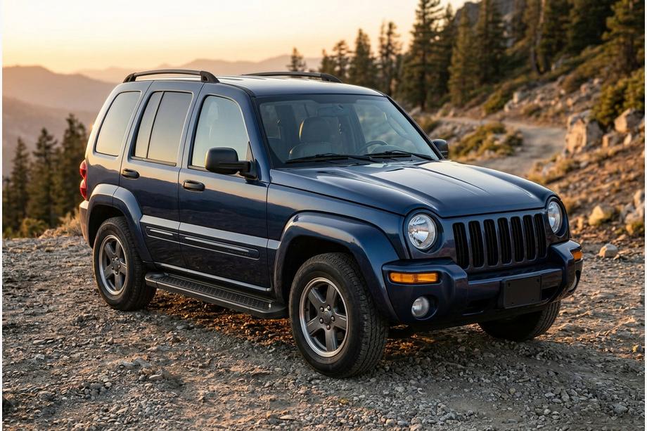 Jeep Cherokee/Liberty 2002-2007 Progi Boczné Allmond Black (2 szt., Aluminium) Image