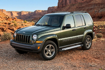 Jeep Cherokee/Liberty 2002-2007 Progi boczne Allmond Grey (2 szt., aluminium) zdjęcia 1