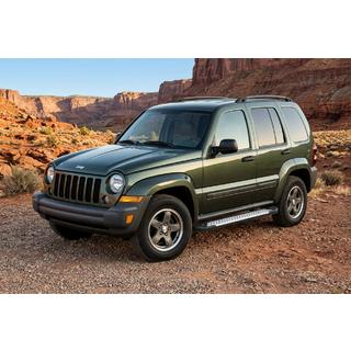 Progi boczne Allmond Grey (2 szt., aluminium) Jeep Cherokee/Liberty 2002-2007 zdjęcia 1