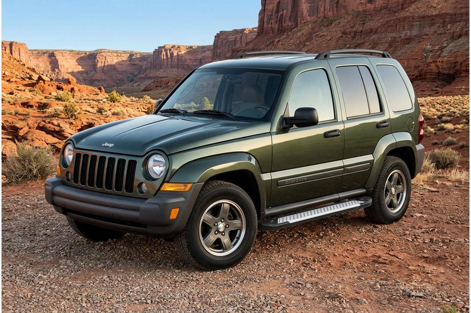 Jeep Cherokee/Liberty 2002-2007 Progi boczne Allmond Grey (2 szt., aluminium) Image