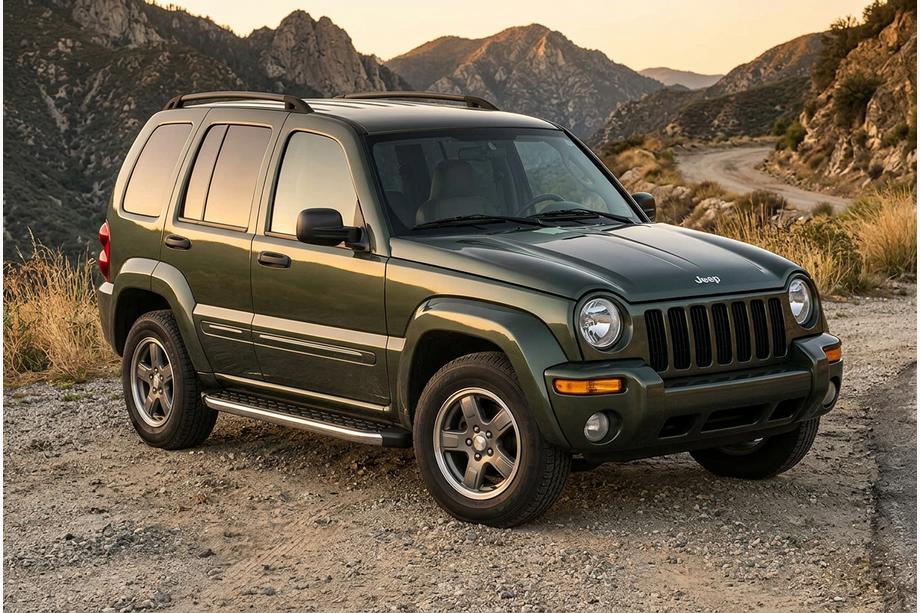 Jeep Cherokee/Liberty 2002-2007 Progi Boczné BlackLine (2 szt., Aluminium) Image