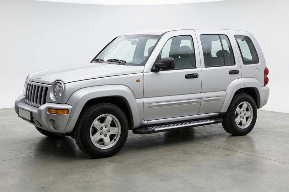 Jeep Cherokee/Liberty 2002-2007 Progi Boczne Line (2 szt., Aluminium) Zdjęcia 1