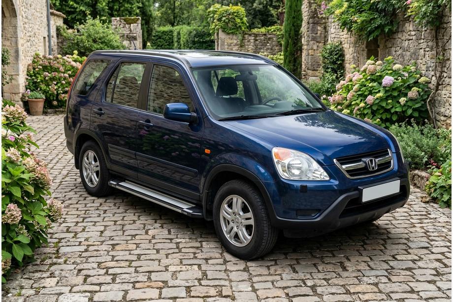 Honda CRV 2001-2006 Progi Boczné Rainbow (2 szt., Aluminium) Image