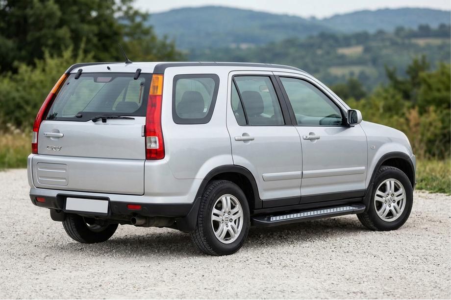 Honda CRV 2001-2006 Progi Boczné Vision New Black (2 szt., Aluminium) Image