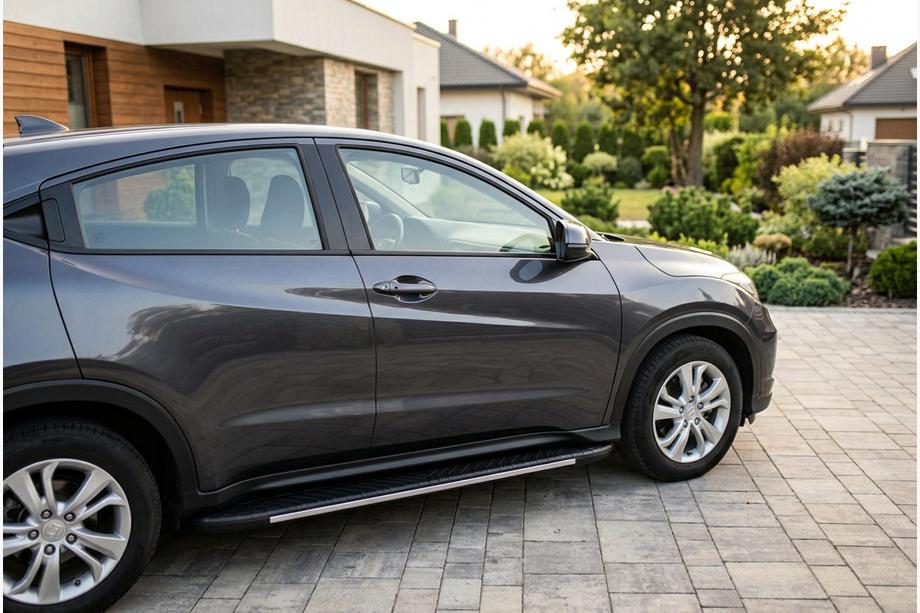 Honda HR-V 2014-2021 Progi Boczné Bosphore Grey (2 szt., Aluminium) Image