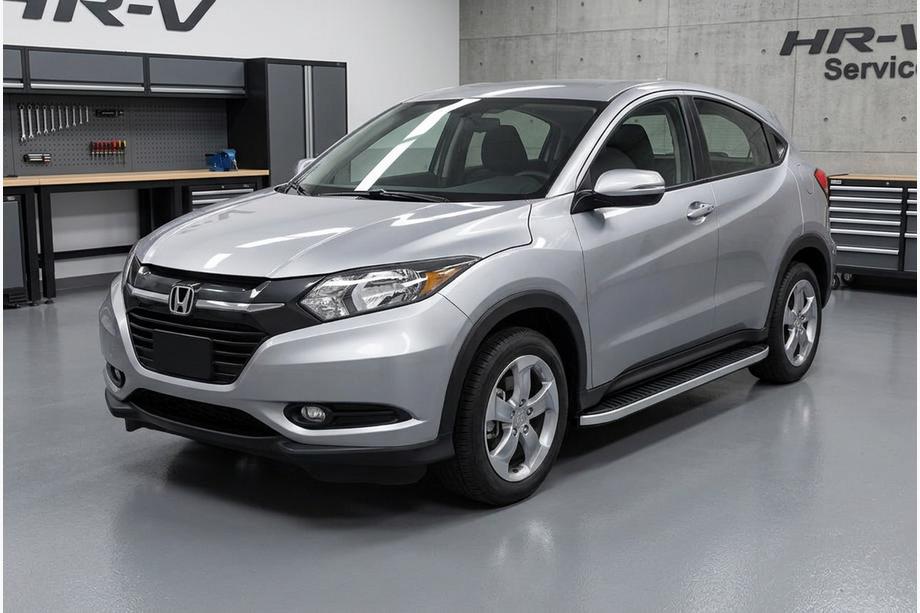 Honda HR-V 2014-2021 Progi Boczne Tayga Grey (2 szt., Aluminium) Image