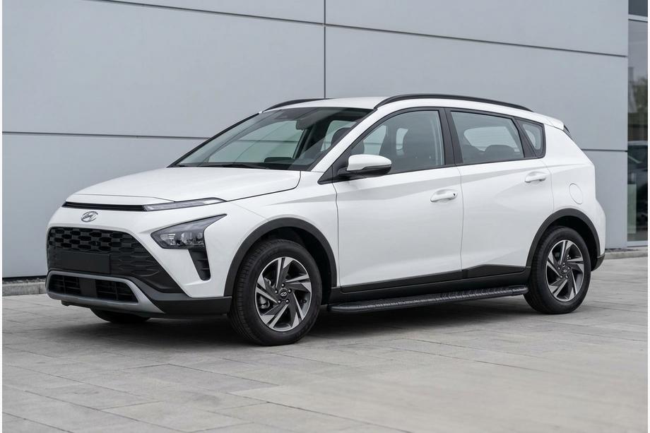 Hyundai Bayon 2021- Progi Boczne Bosphore Black (2 szt., Aluminium) Image