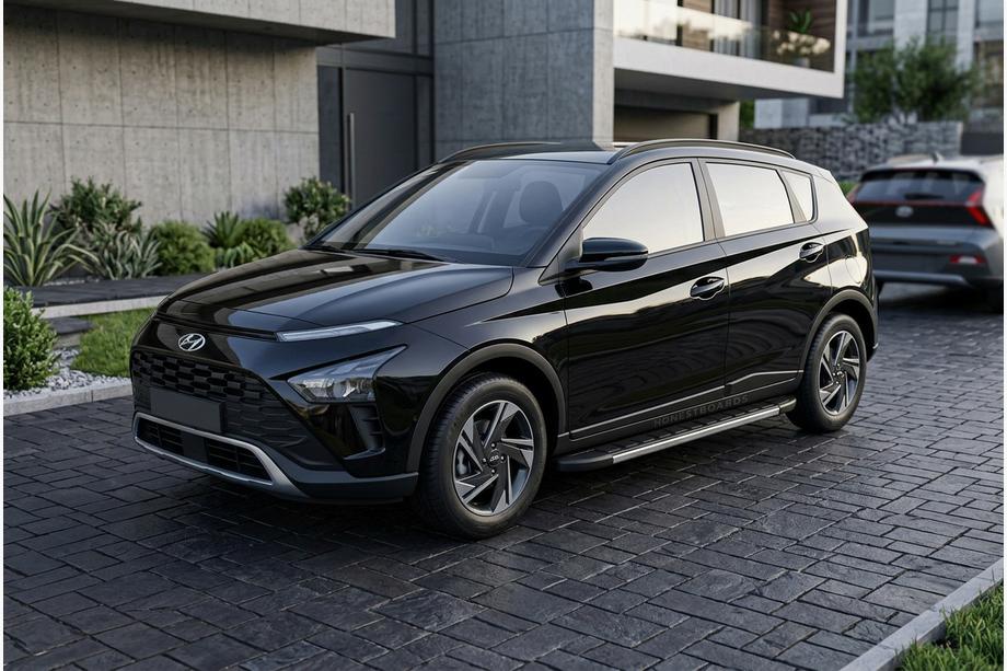 Hyundai Bayon 2021- Progi Boczne Bosphore Duru (2 szt., Aluminium) Image