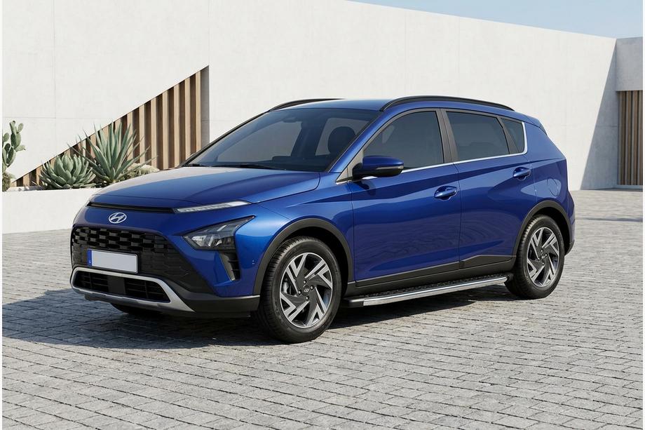 Hyundai Bayon 2021- Progi Boczné BlackLine (2 szt., Aluminium) Image