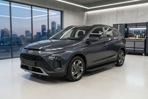 Hyundai Bayon 2021- Progi Boczné Tayga Black (2 szt., Aluminium) zdjęcia 1
