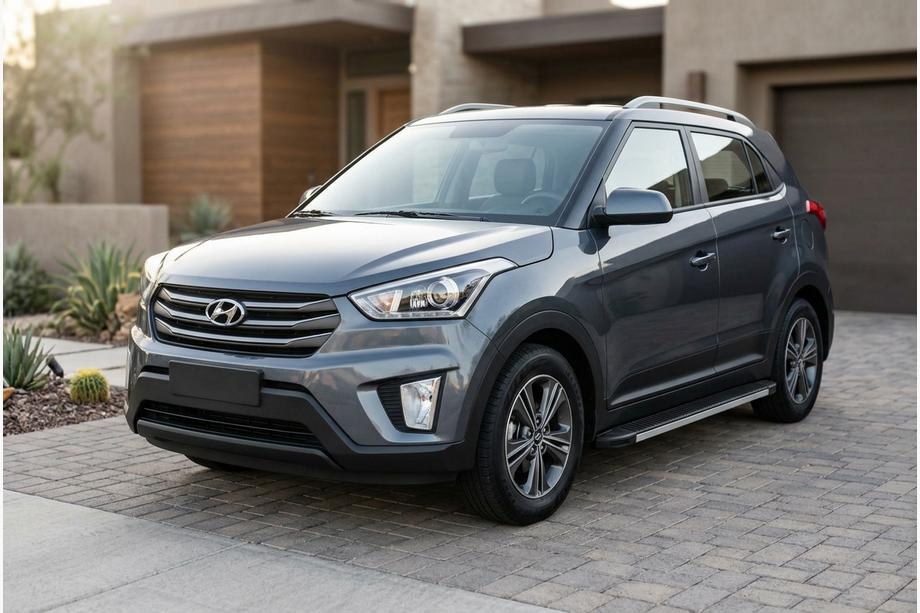 Hyundai Creta 2014-2020 Progi Boczné Maya V1 (2 szt., Aluminium) Image