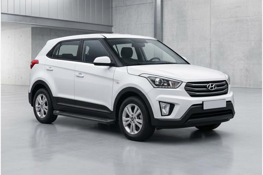 Hyundai Creta 2014-2020 Progi Boczné Allmond Black (2 szt., Aluminium) Image