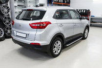 Hyundai Creta 2014-2020 Progi Boczné Fullmond (2 szt., Aluminium) zdjęcia 2