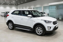 Hyundai Creta 2014-2020 Progi Boczne Line (2 szt., Aluminium) zdjęcia 1
